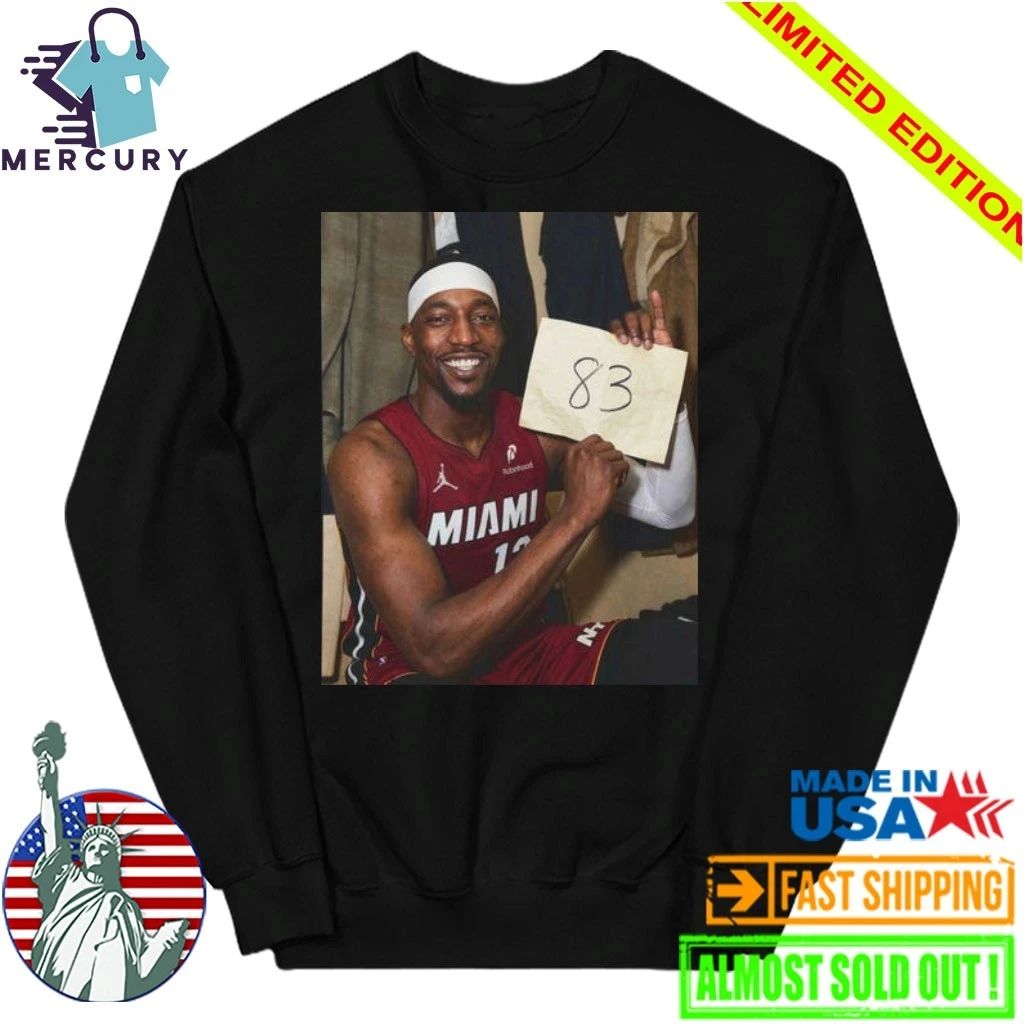 Bam Adebayo 83 Point Game Portrait Shirt