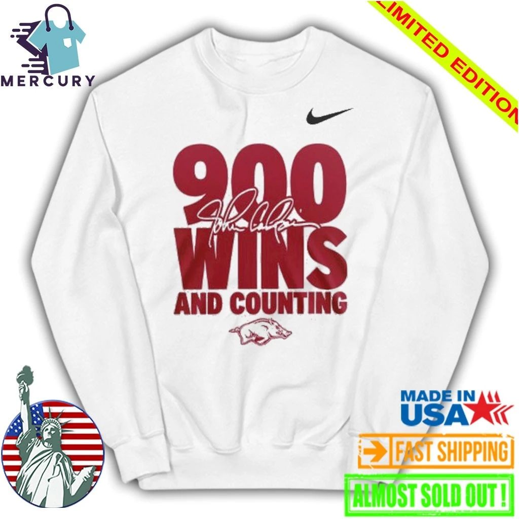Arkansas Razorbacks x Coach John Calipari 900 Wins And Counting Shirt