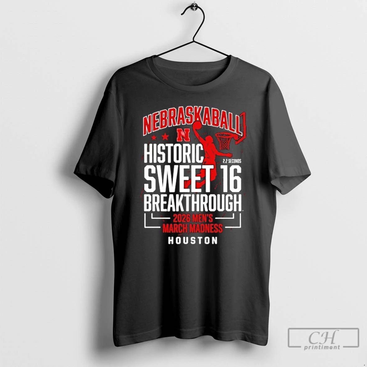 Classic Nebraska Cornhuskers Sweet 16 2026 Mens March Madness Logo