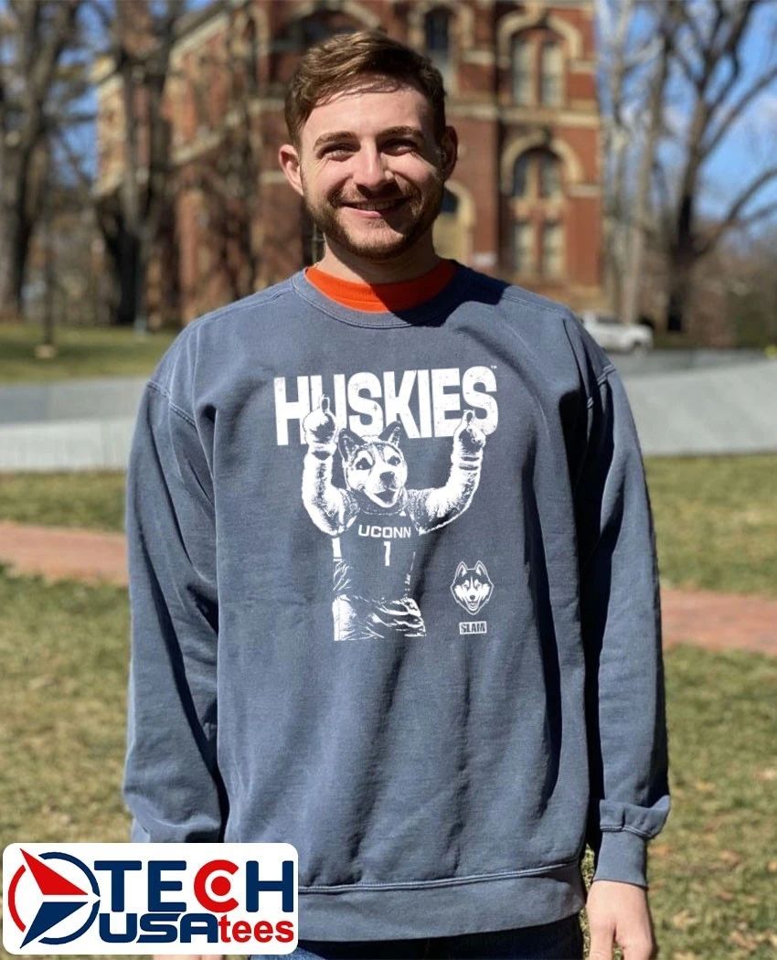 UConn Huskies mascot mode vintage shirt