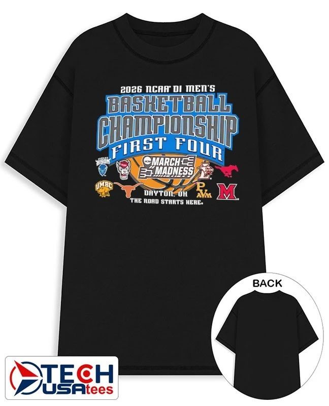 March Madness 2026 NCAA DI Men’s Basketball Championship First Four Dayton shirt
