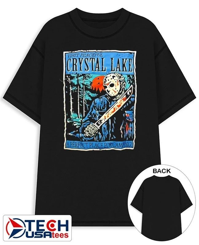 Visit peaceful Crystal Lake a perfect place for camping shirt