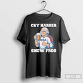 Classic George Washington Drinking Beer Cry Harder Snow Frog Usa Hockey