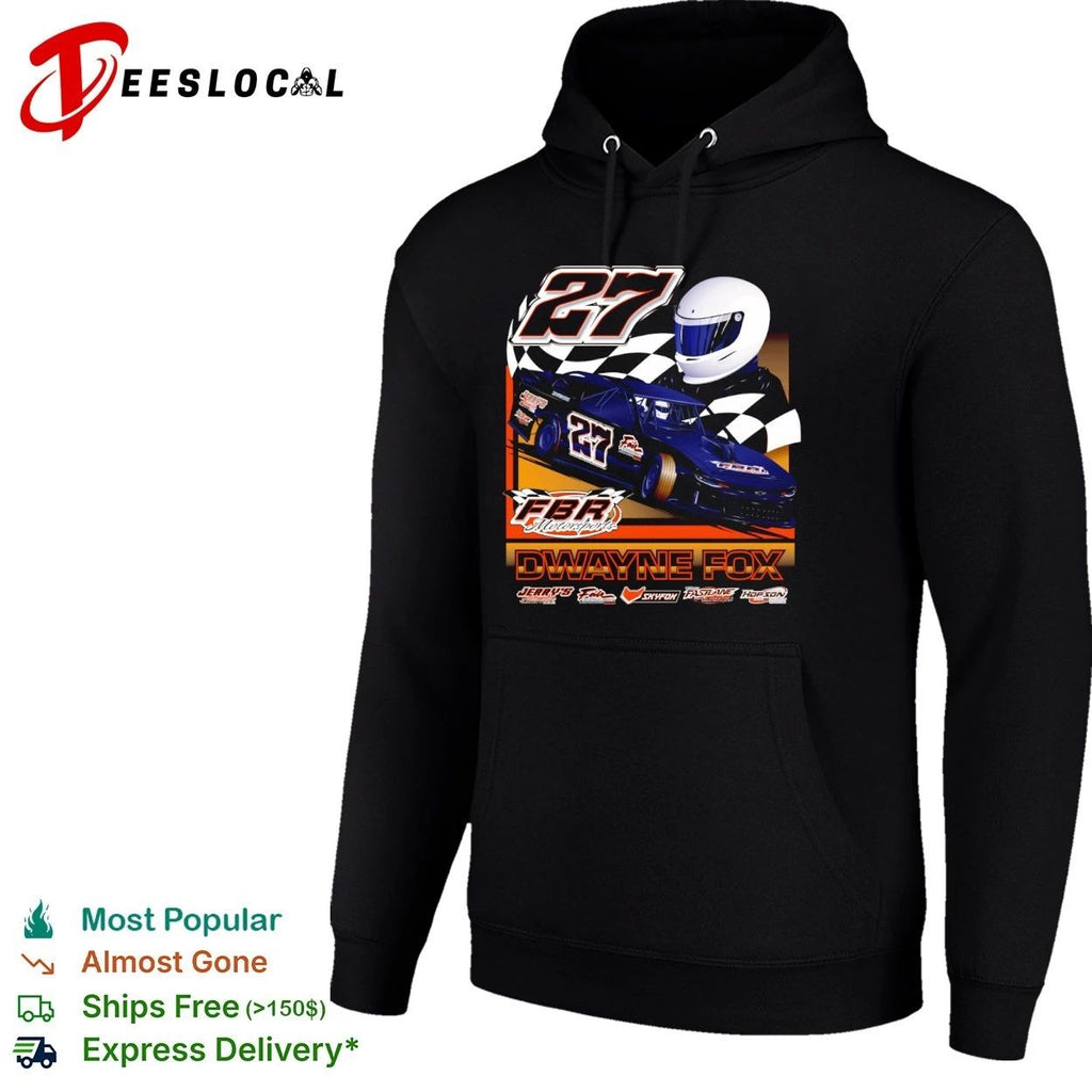 Dwayne Fox 27 FBR Motorsports Dirt Late Model Racing T-shirt