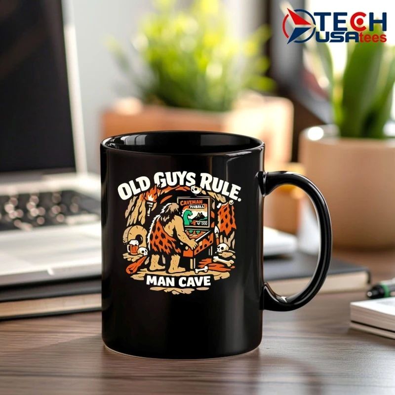Man cave old guys rule shirt