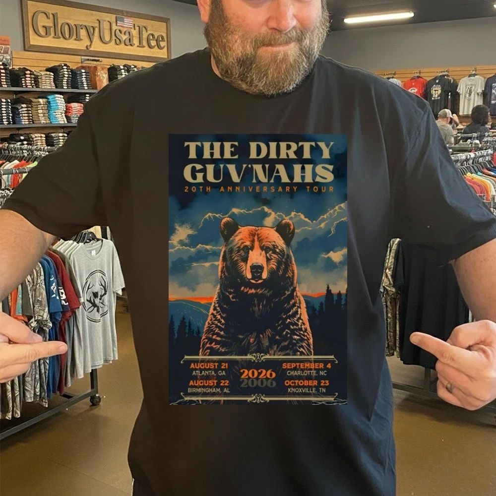 The Dirty Guv’nahs 20th Anniversary 2026 Tour Shirt