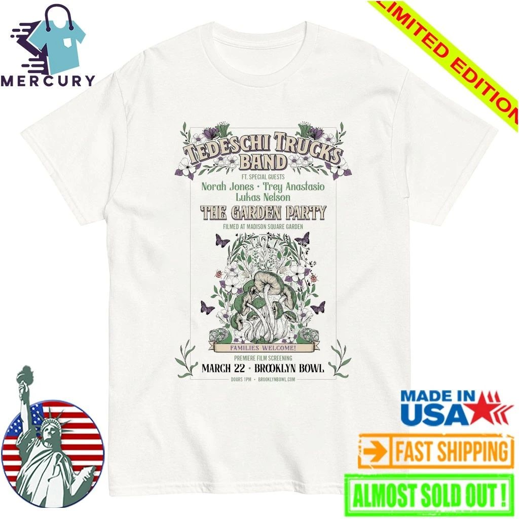 Tedeschi Trucks Band Madison Square Garden 2026 Brooklyn Bowl March 22nd Shirt