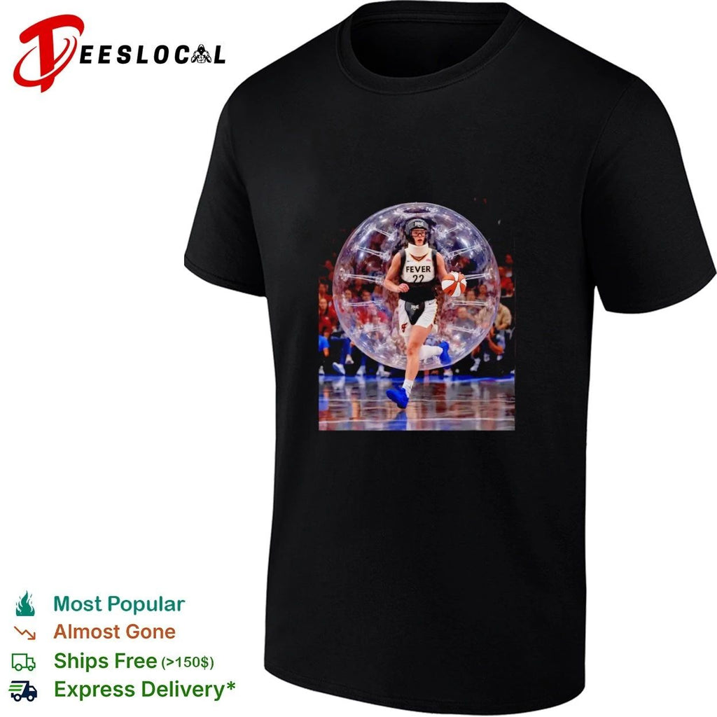 Caitlin Clark Indiana Fever Bubble Suit T-shirt