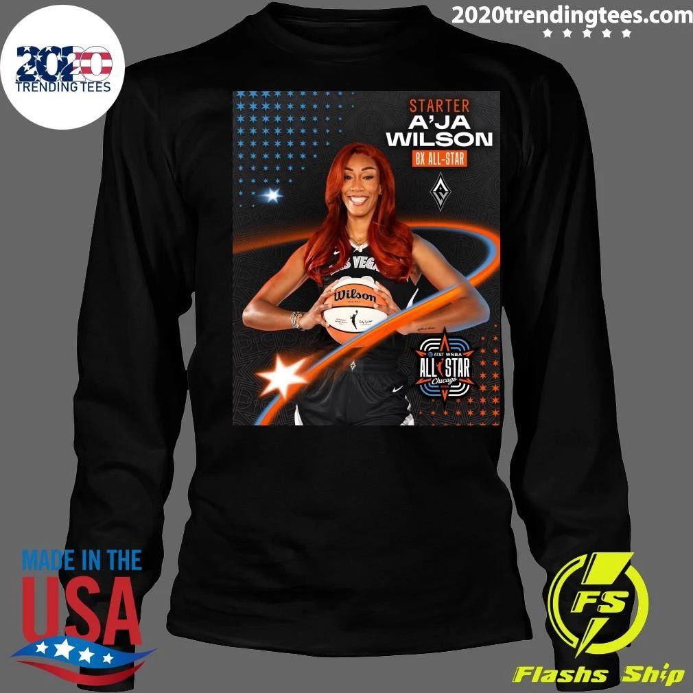 Starter A’ja Wilson Your Official 2026 AT&T WNBA All-Star Starters Shirt