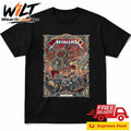 Metallica M72 Athens 2026 Pop Up Shop Poster At Greece Olympic Stadium On May 9 2026 The Warrior With Medusa Shield Art By Juan Ma Orozco Shirt