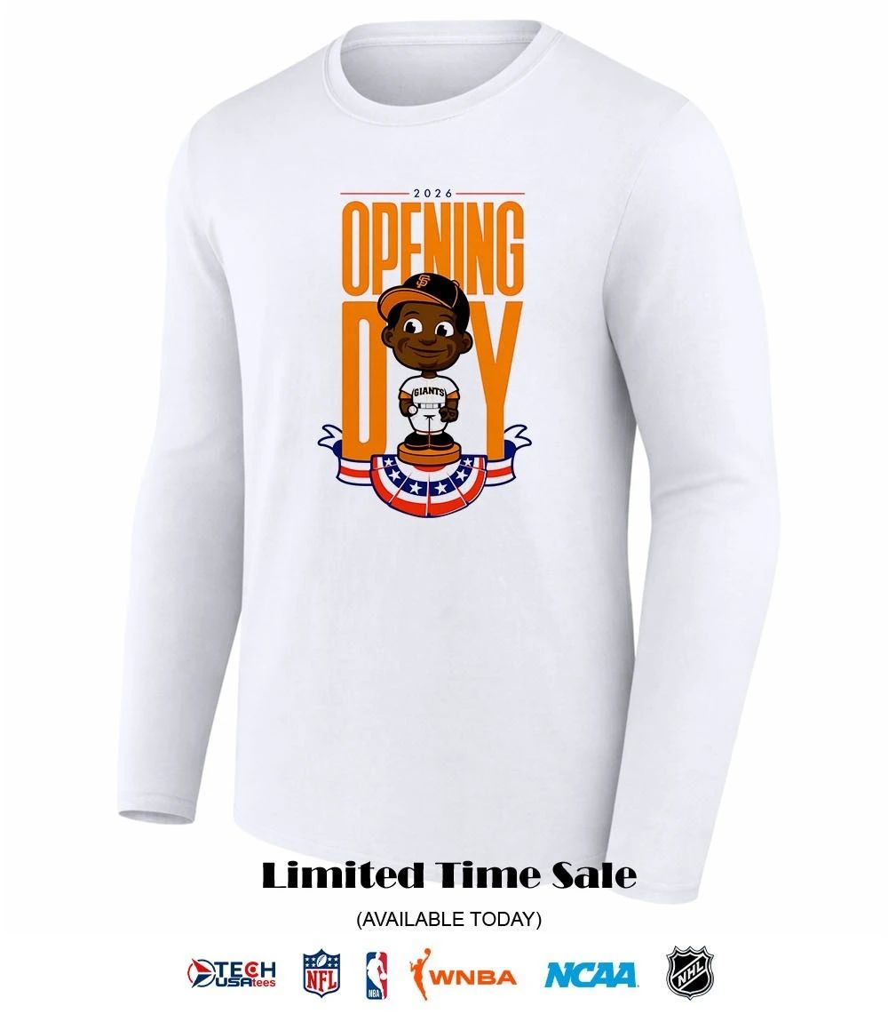 2026 Opening Day San Francisco Giants bobblehead shirt