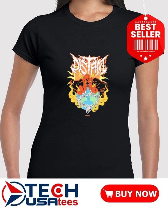 Distant locked in shirt