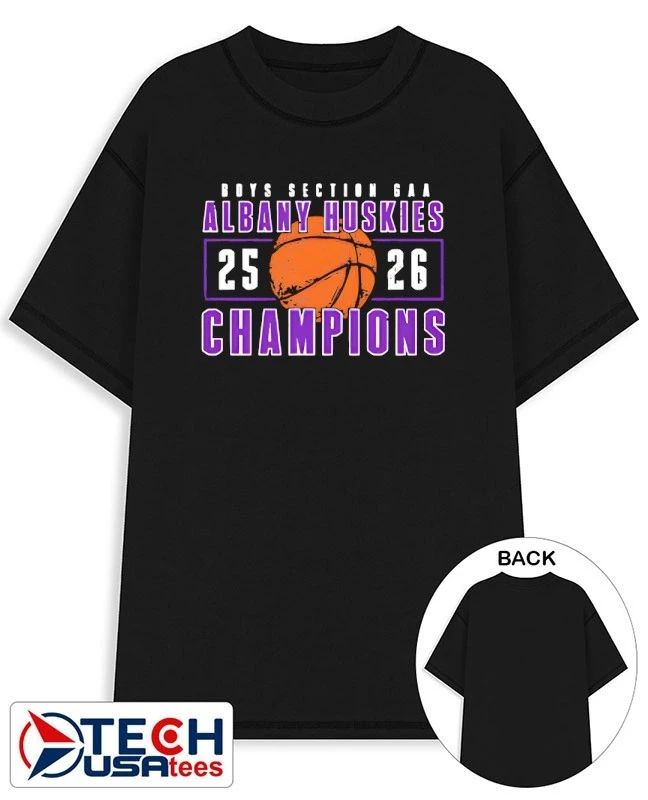 Albany Great Danes Basketball 2025-2026 Boys Section 6AA Champions shirt