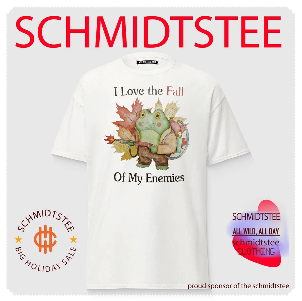 Frog with Flamethrower I Love the Fall of My Enemies shirt
