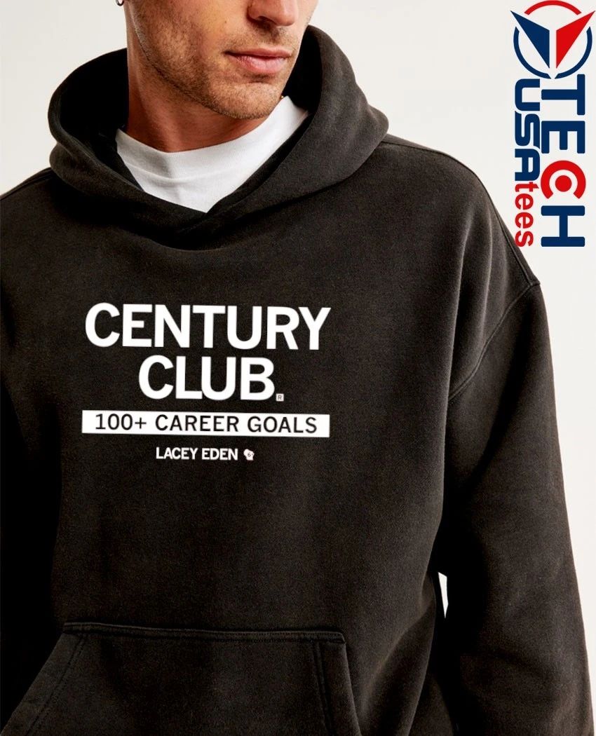 Century Club 100 plus Career Goals Lacey Eden shirt