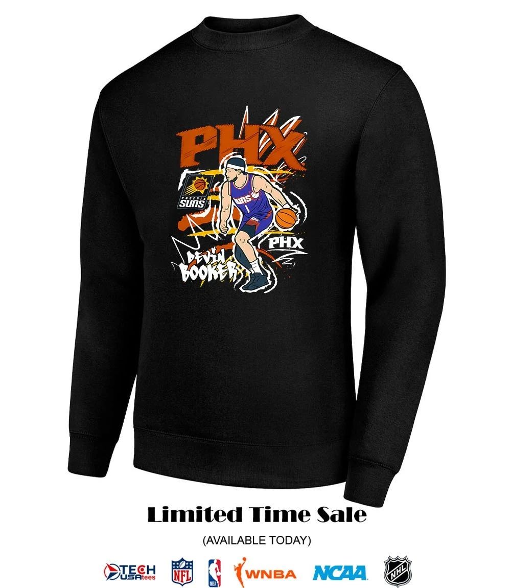 Devin Booker Phoenix Suns Basketball graphic shirt