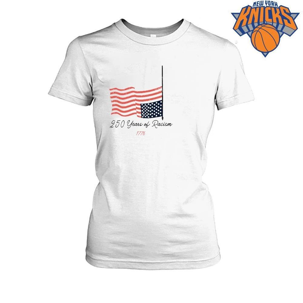 Vintage Upside Down American Flag 250 Years of Racism 1776 shirt