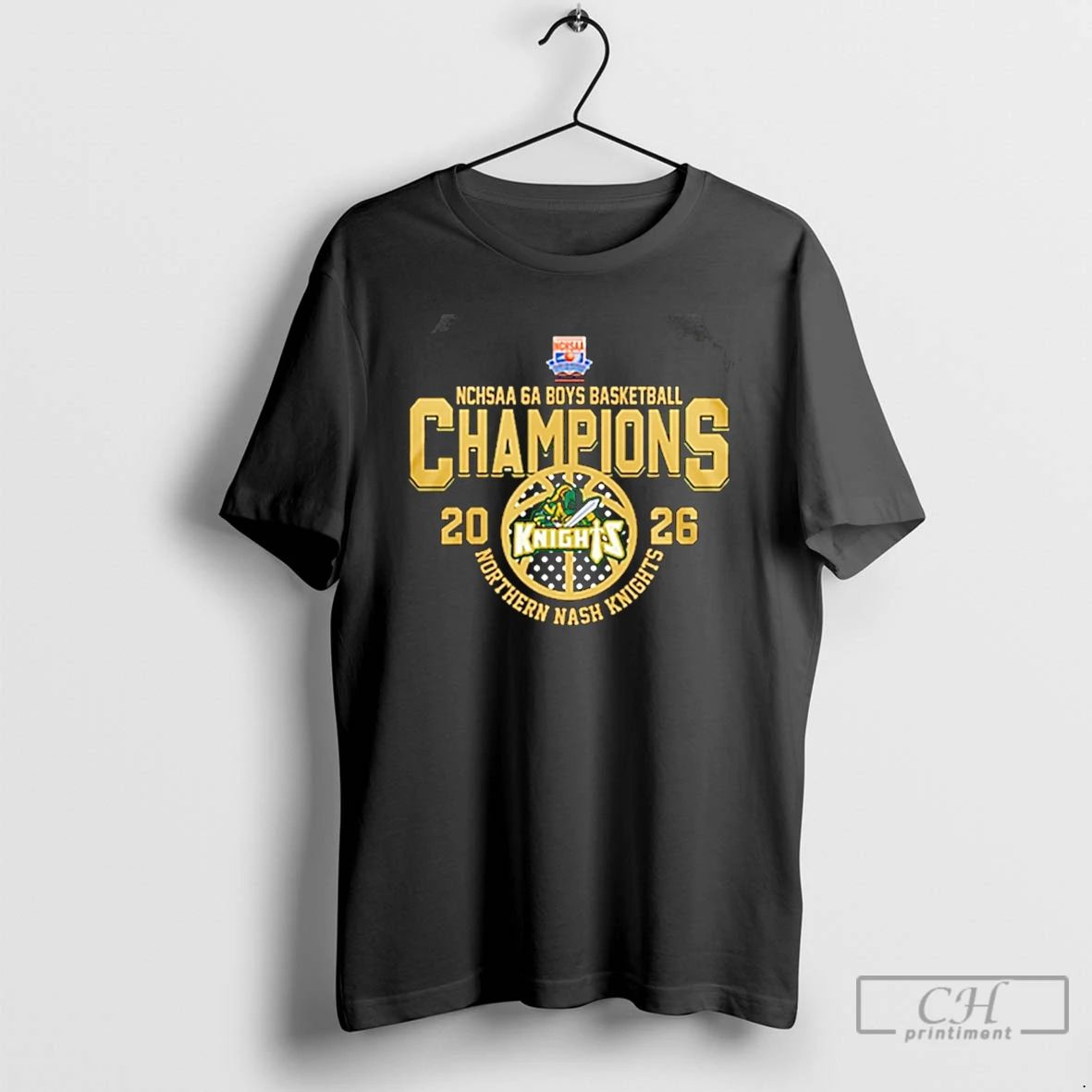 Classic Northern Nash Knights 2026 Nchsaa 6a Boys Basketball State Champions Classic T Shirts Sweater