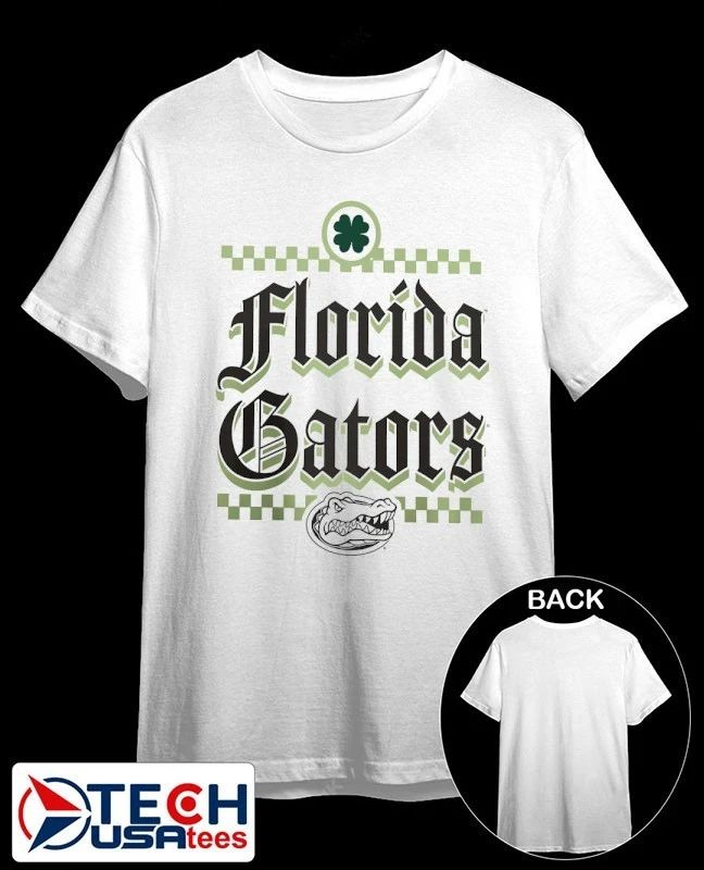 Florida Gators St. Patrick’s Day checkered shirt