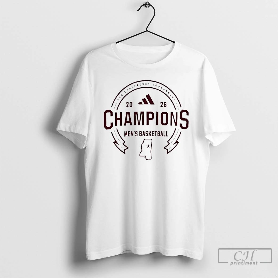 Classic Mississippi State Bulldogs Mens Basketball Sec Conference 2026 Logo