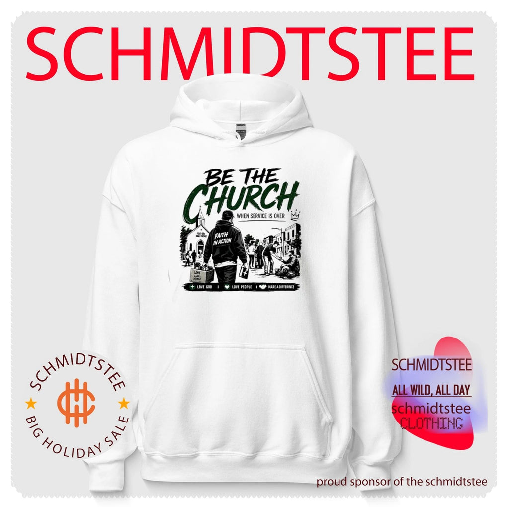 Be The Church When Service Is Over Faith In Action Love God Love People shirt