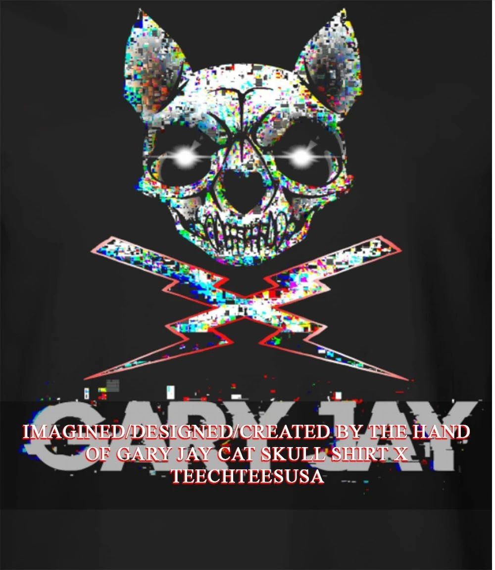 Gary Jay Cat Skull T-shirt