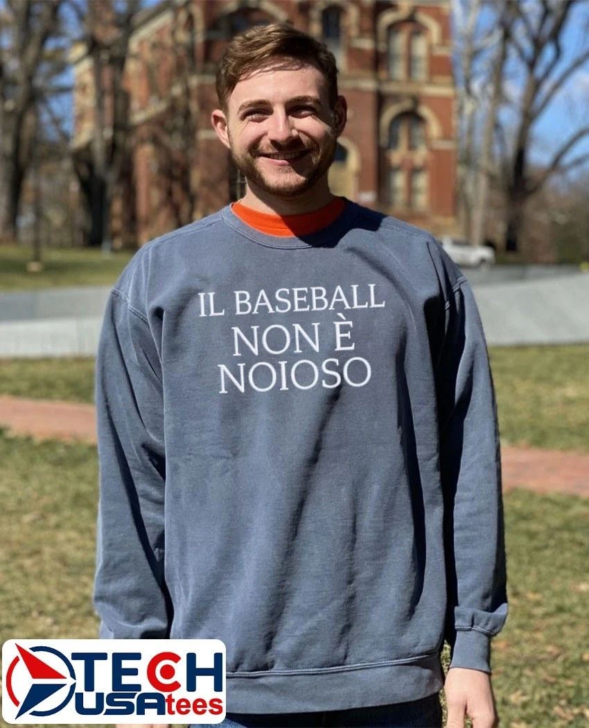 Il baseball non è noioso shirt