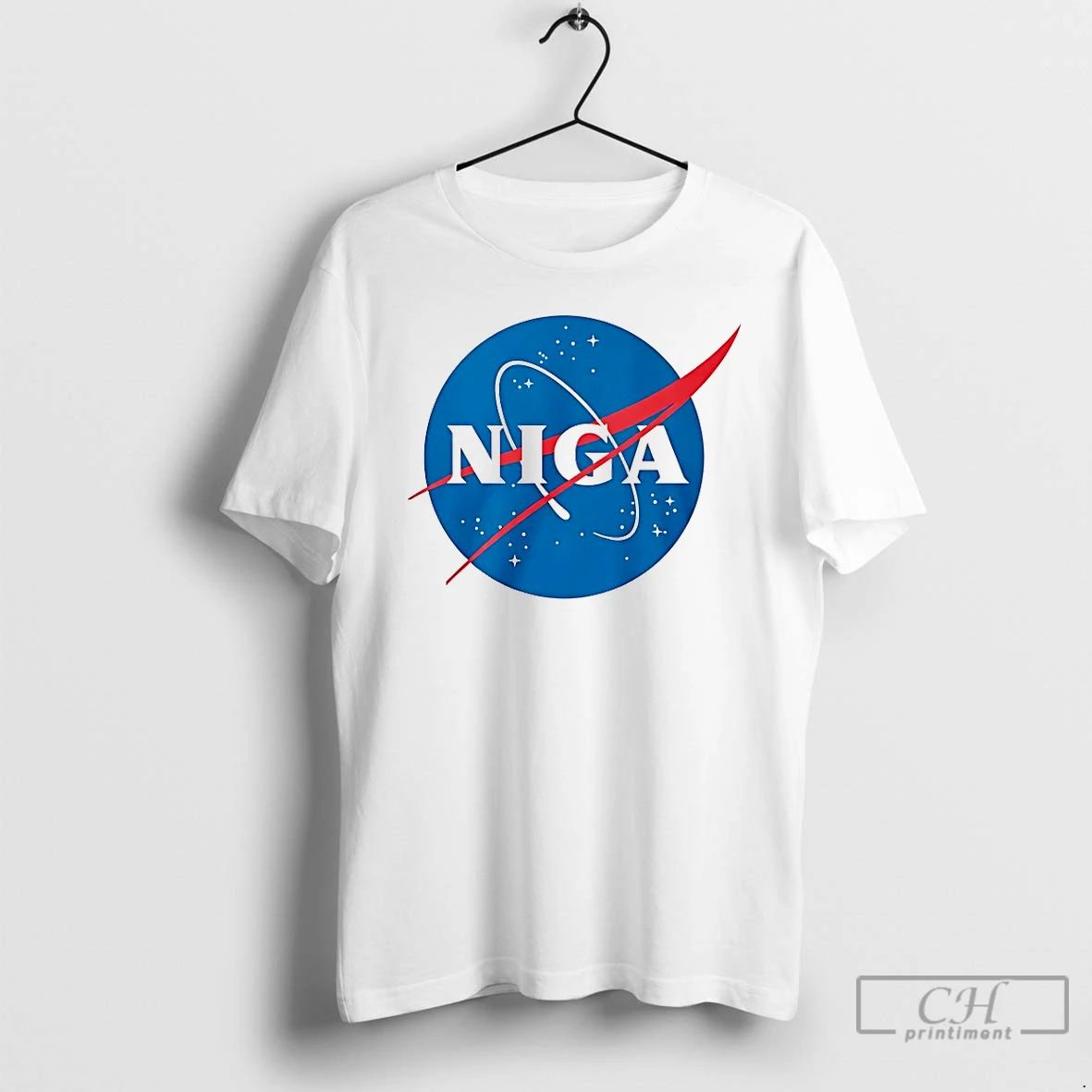 Classic Niga Nasa Logo Funny