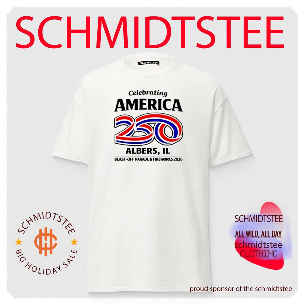 Celebrating America 250 Albers IL Blast-Off Parade and Fireworks 2026 shirt