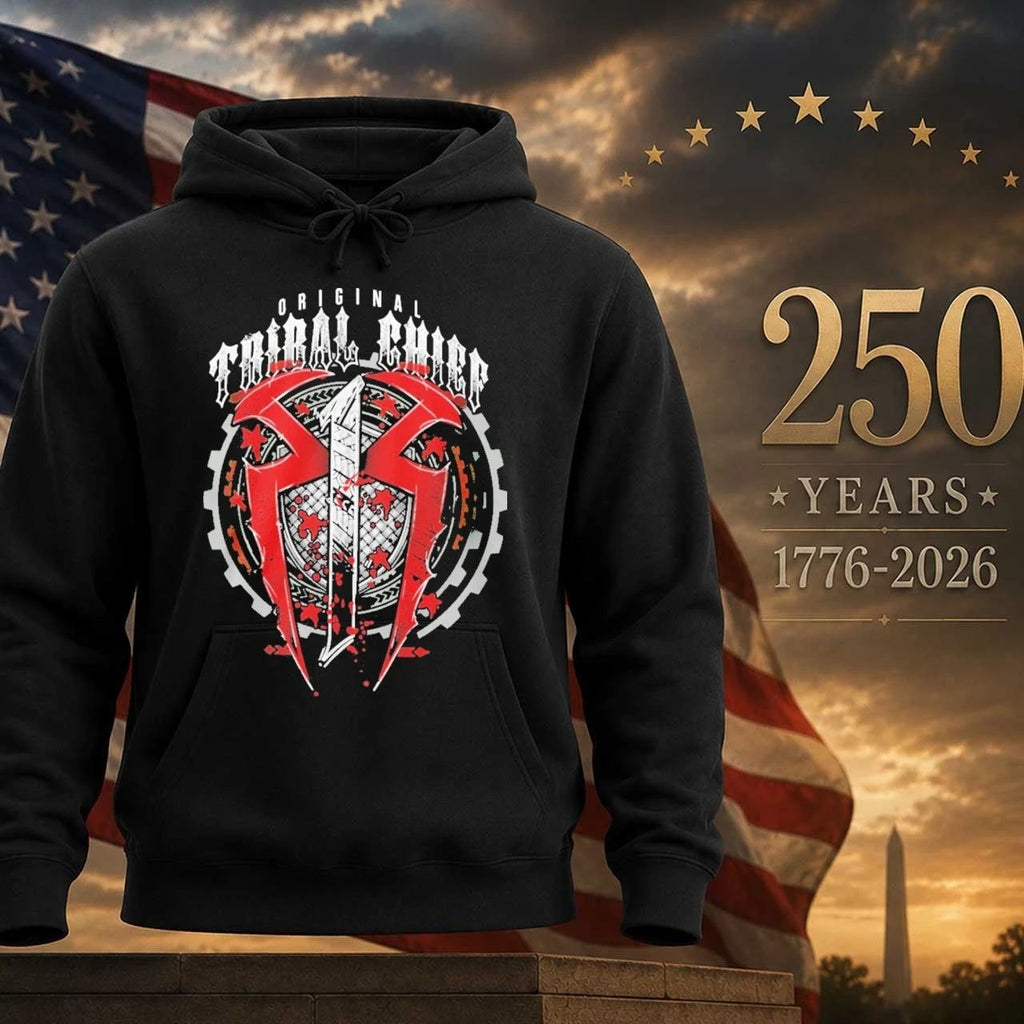 Tribal Chief Roman Reigns Red Shield Shirt