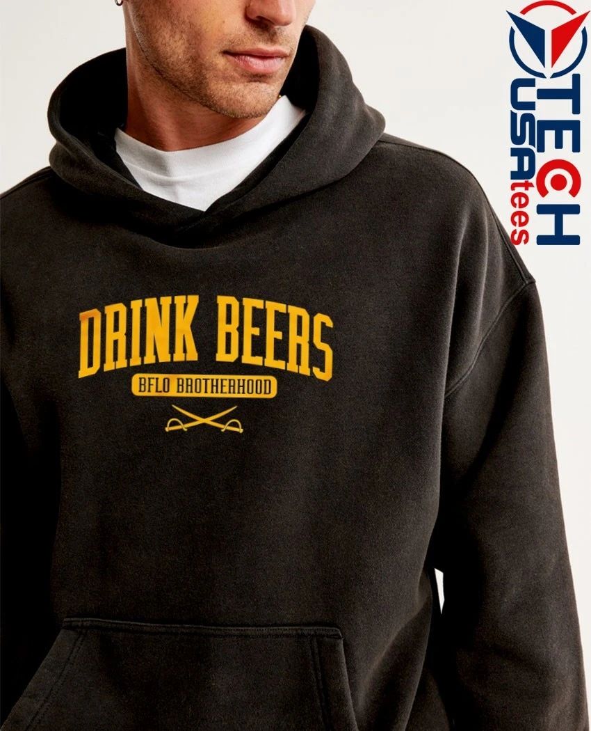 Buffalo Sabres drink beers BFLO Brotherhood shirt