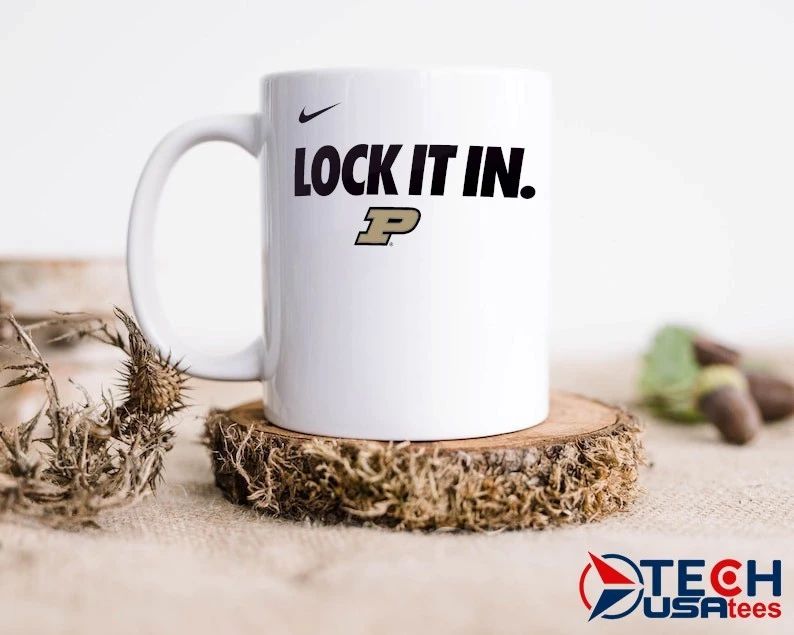 Lock it in Purdue Boilermakers 2026 On-Court Bench shirt