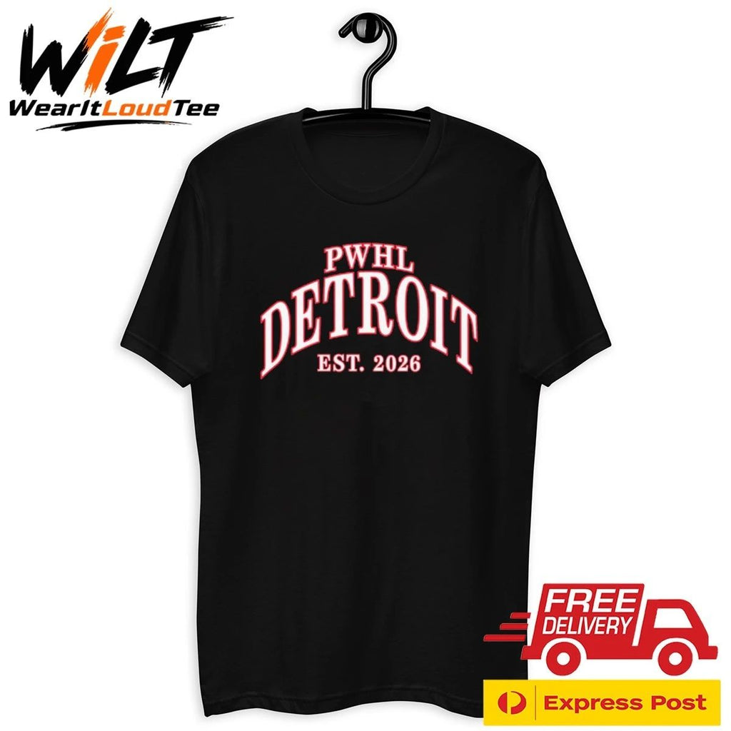 PWHL Detroit EST 2026 Shirt