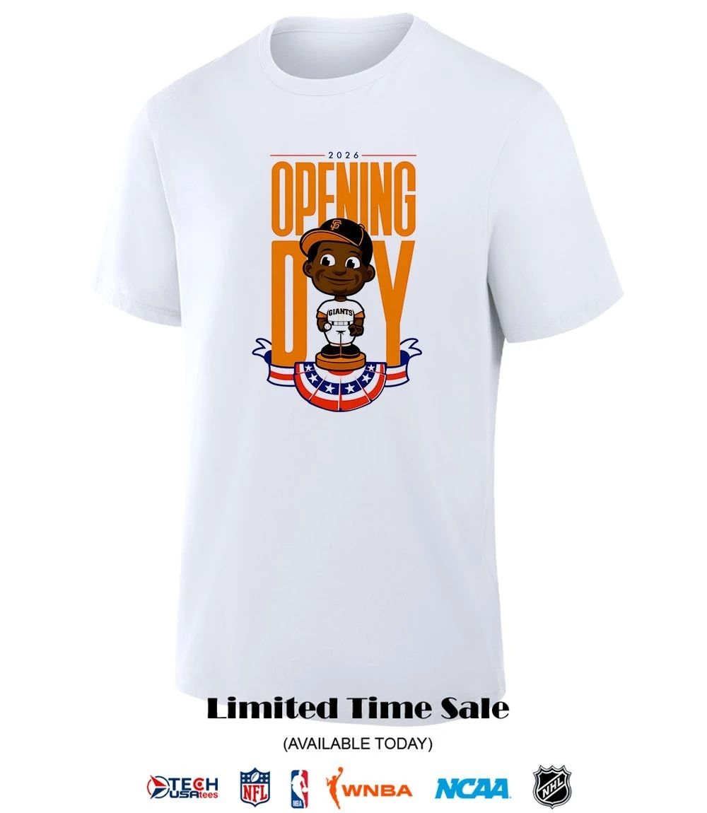 2026 Opening Day San Francisco Giants bobblehead shirt