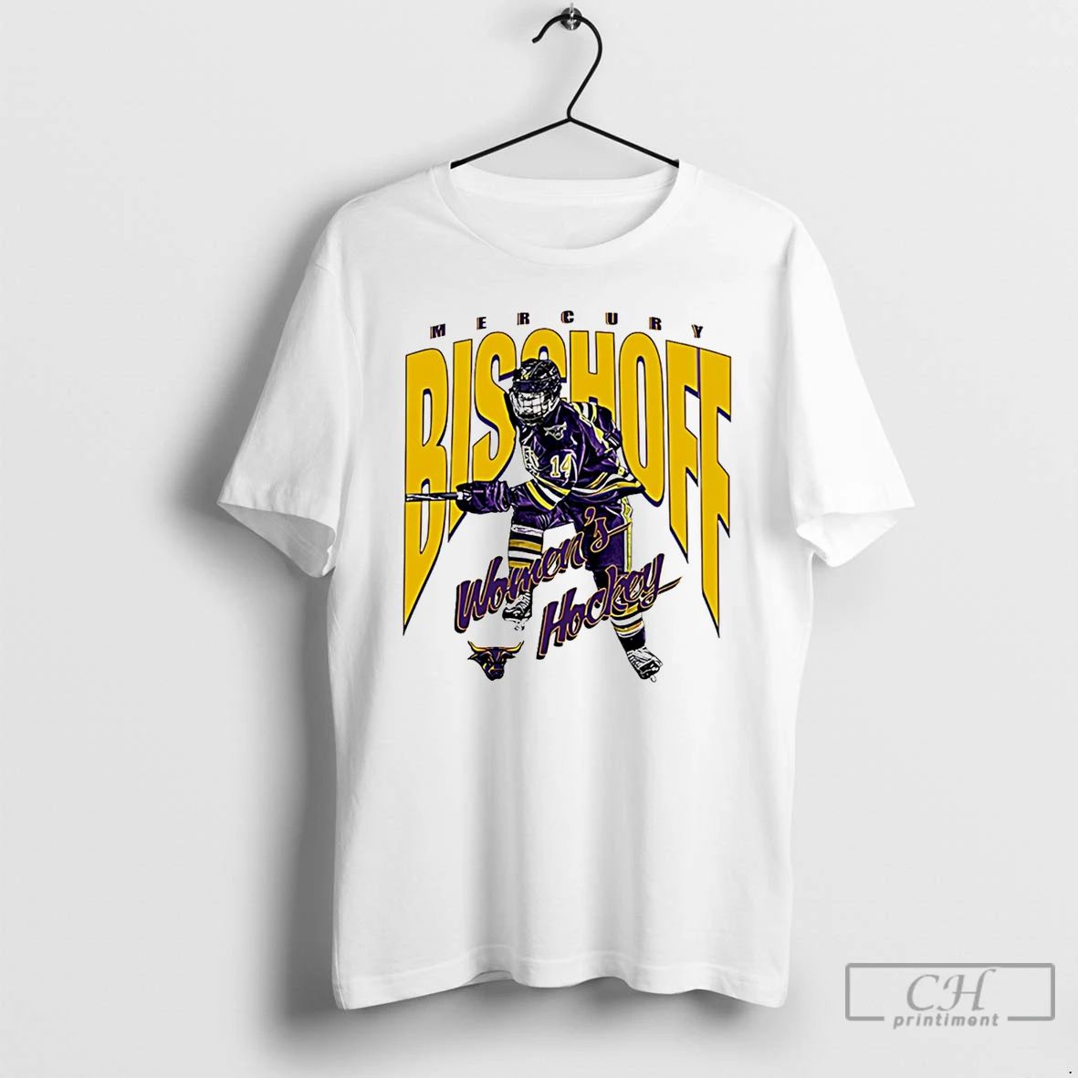 Classic Mercury Bischoff Minn St Ice Hockey Ncaa Graphic 26