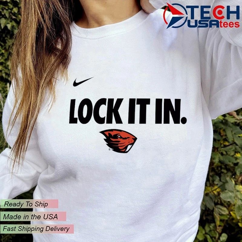 Lock it in Oregon State Beavers 2026 On-Court Bench shirt