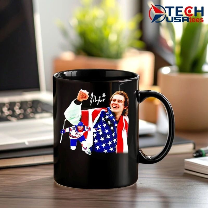 Jack Hughes Golden Goal Hero USA Hockey signature shirt