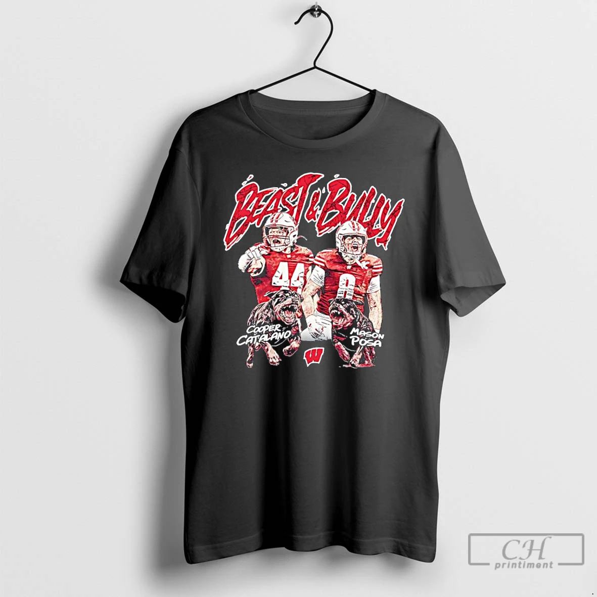 Classic Mason Posa Cooper Catalano Beast Bully Wisconsin Badgers Ncaa Football