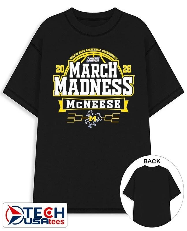 McNeese State Cowboys 2026 NCAA Men’s Basketball March Madness Bound shirt