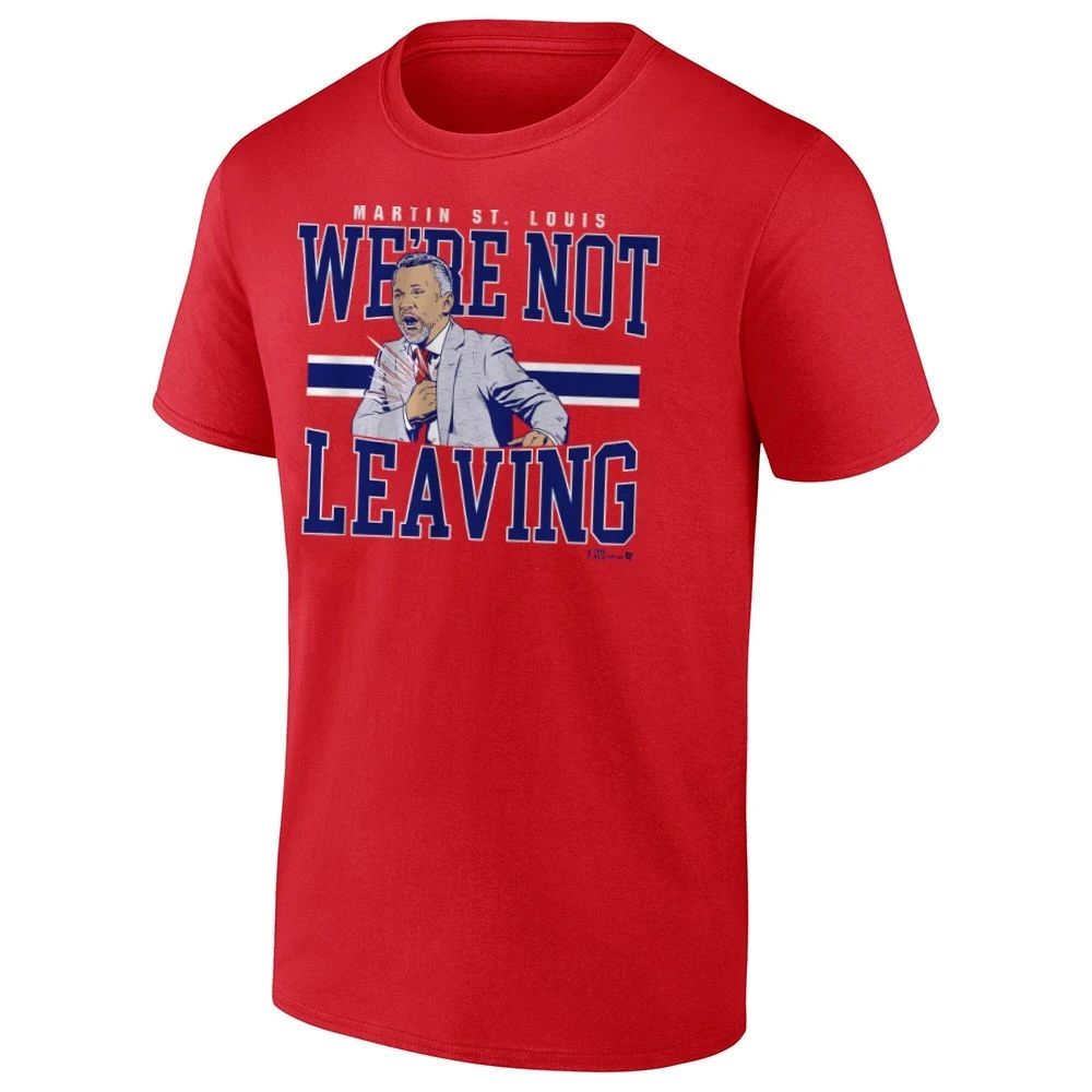 Martin St. Louis We’re Not Leaving Shirt
