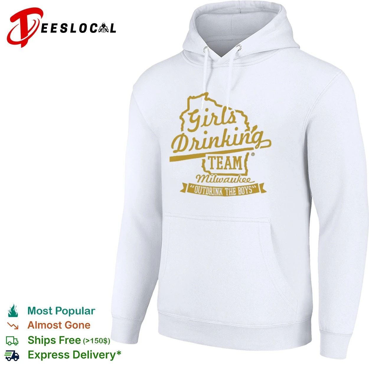 Girls Drinking Team Milwaukee Outdrink the Boys T-shirt