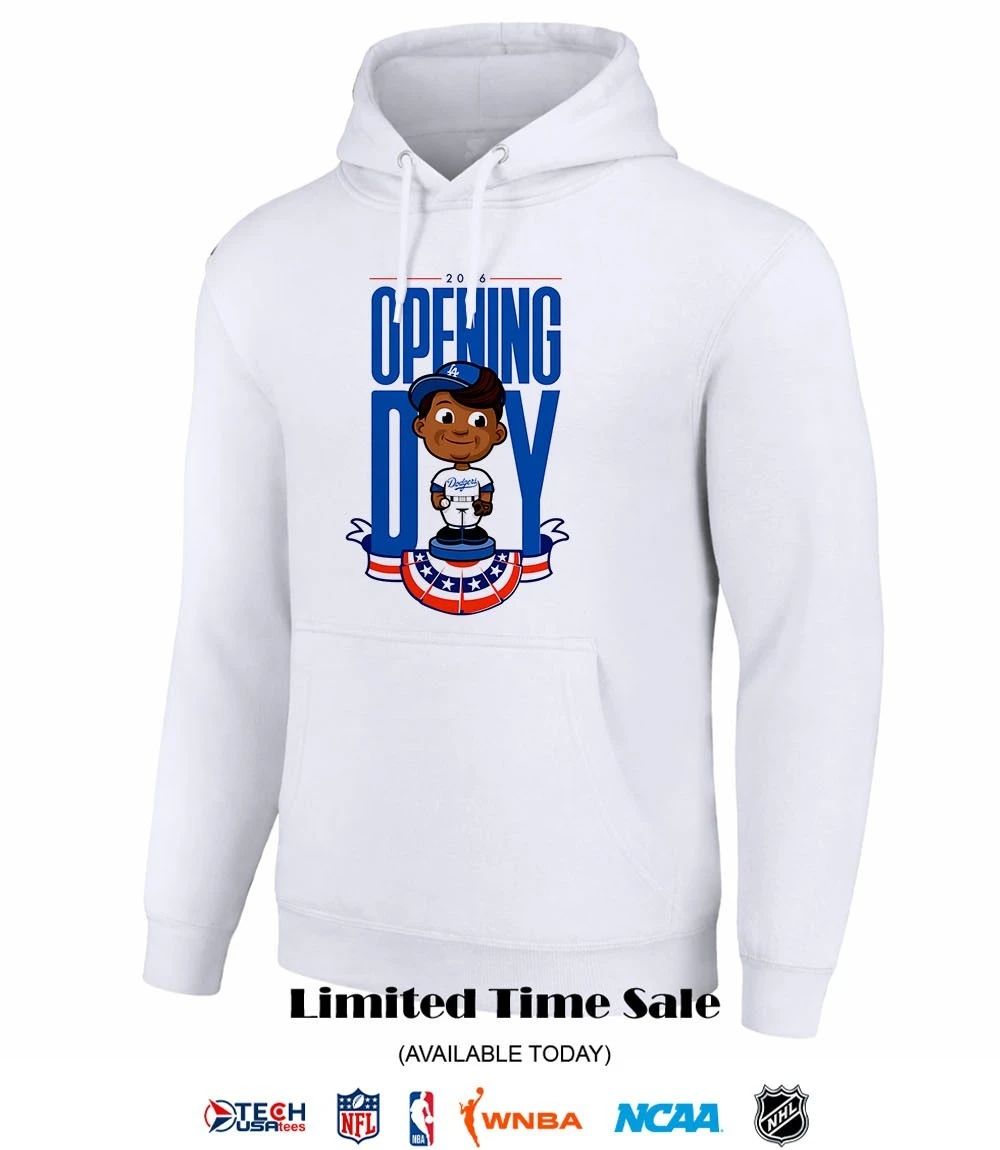 2026 Opening Day Los Angeles Dodgers bobblehead shirt