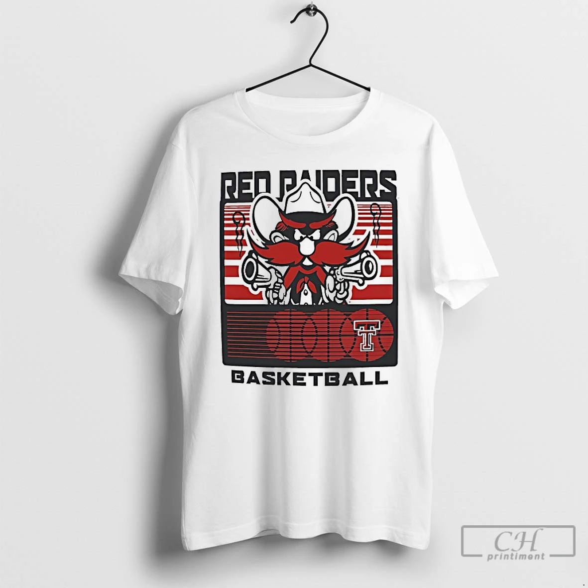 Classic Texas Tech Red Raiders Basketball Staredown