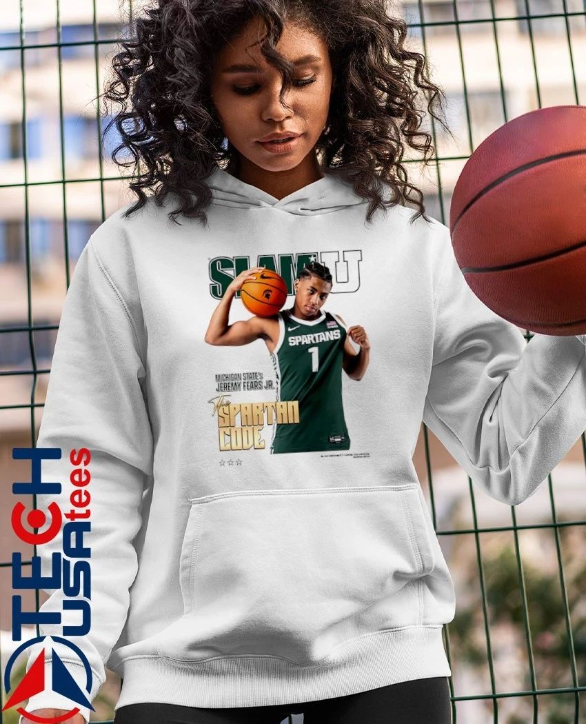 Slam The Michigan State’s Jeremy Fears Jr. Spartan Code shirt