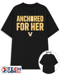Vanderbilt Commodores Anchored for her shirt
