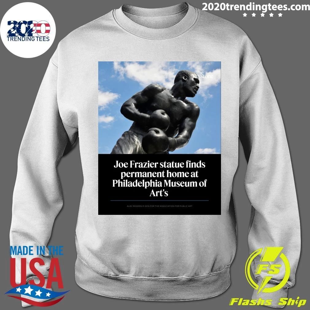 Joe Frazier statue finds permanent home at Philadelphia Museum of Art’s Shirt