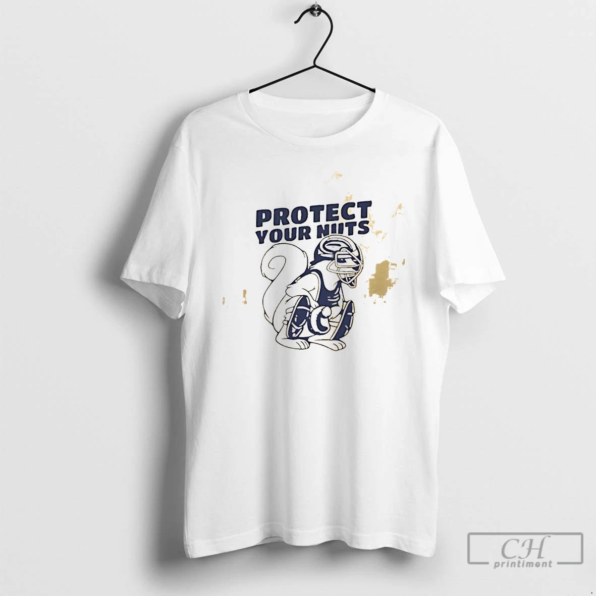 Classic Protect Your Nuts Squirrel Catcher Mom Baseball
