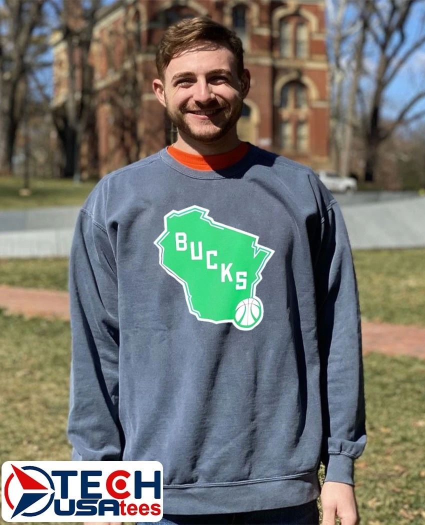Milwaukee Bucks Alternate logo shirt