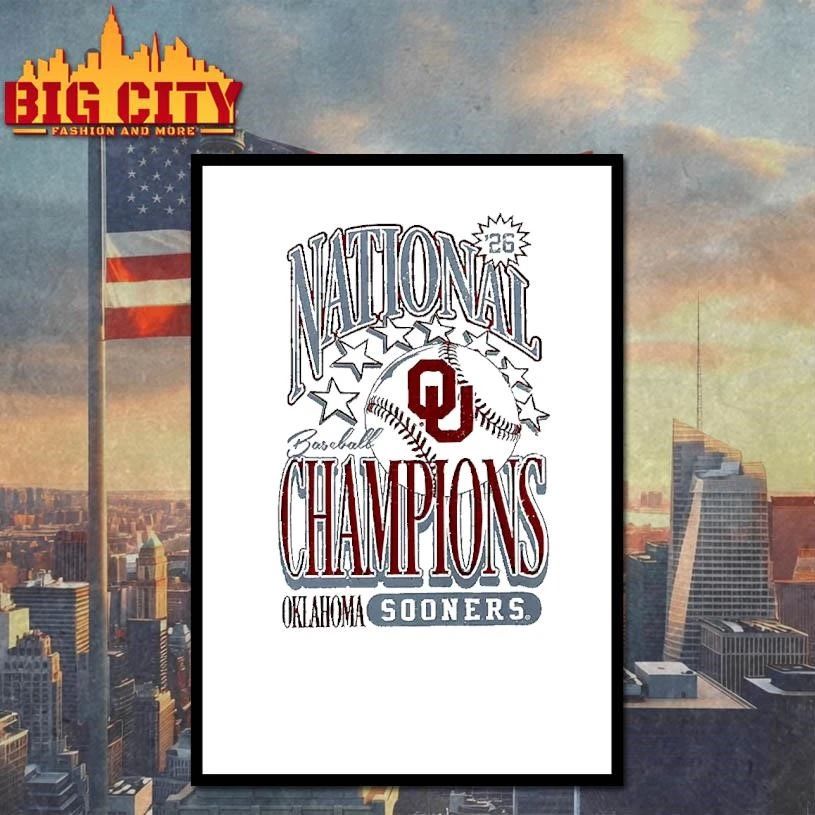 Oklahoma Sooners National Baseball Champions ’26 shirt