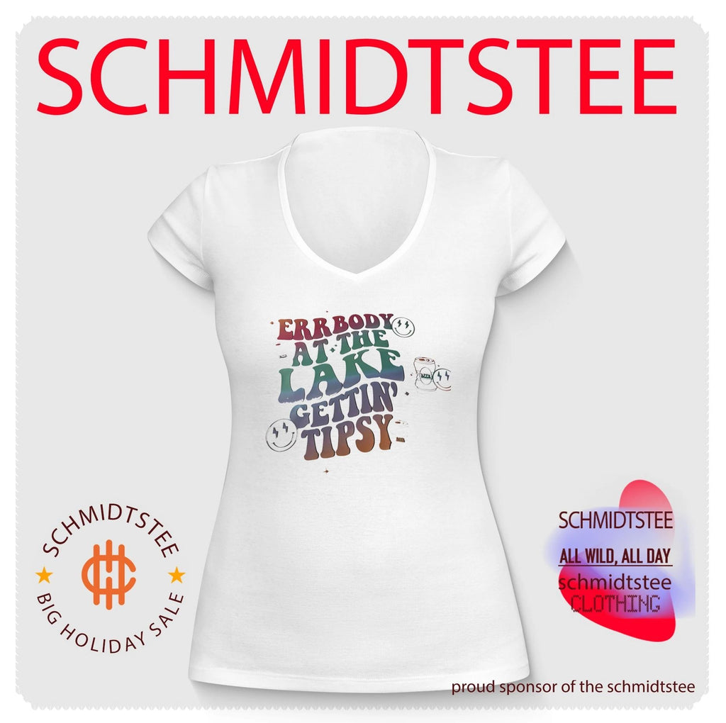 Errbody at the Lake Gettin’ Tipsy summer drinking shirt